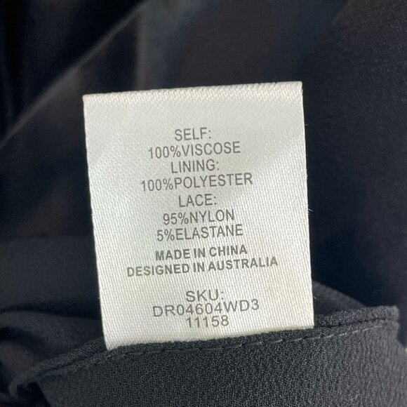 NEW Meshki Womens Small Kalila Corset Mini Dress Black Lace Up Adjustable Straps - Picture 8 of 10